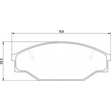 363700200331 MAGNETI MARELLI Комплект тормозных колодок, дисковый тормоз