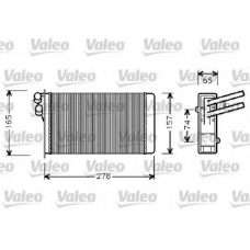 812237 VALEO Теплообменник, отопление салона