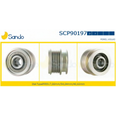 SCP90197.1 SANDO Ременный шкив, генератор