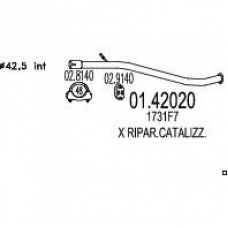 01.42020 MTS Труба выхлопного газа