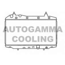105106 AUTOGAMMA Радиатор, охлаждение двигателя