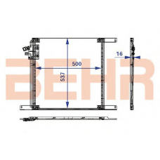 7500252 BEHR Condenser