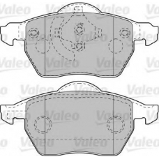 601006 VALEO Комплект тормозных колодок, дисковый тормоз