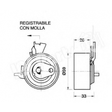 ITB-6W08 IPS Parts Устройство для натяжения ремня, ремень грм