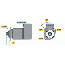 0 001 417 074 BOSCH Стартер