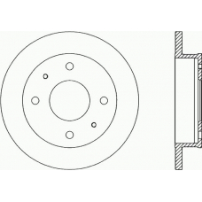 BDR1950.10 OPEN PARTS Тормозной диск