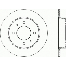 BDR1770.10 OPEN PARTS Тормозной диск