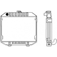 1461-0302 SAKURA  Automotive Радиатор, охлаждение двигателя