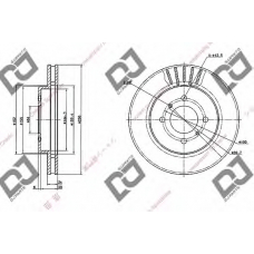 BD1039 DJ PARTS Тормозной диск