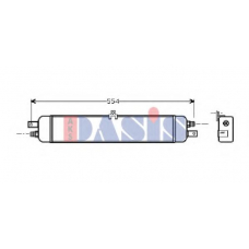 056050N AKS DASIS Масляный радиатор, двигательное масло