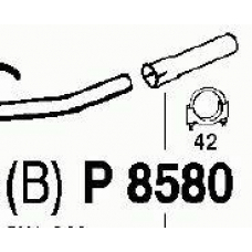 P8580 FENNO Труба выхлопного газа