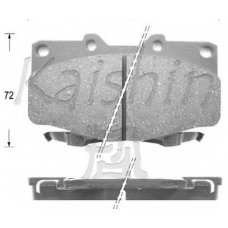 FK2094 KAISHIN Комплект тормозных колодок, дисковый тормоз