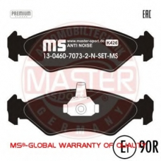 13046070732N-SET-MS MASTER-SPORT Комплект тормозных колодок, дисковый тормоз