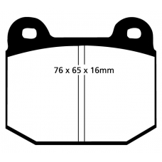 DP4197R EBC Brakes Колодки тормозные