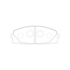 FP1067 FIT Комплект тормозных колодок, дисковый тормоз