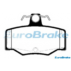 5501222221 EUROBRAKE Комплект тормозных колодок, дисковый тормоз