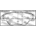 1801-CORCR FEBEST Комплект тормозных колодок, дисковый тормоз