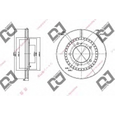 BD1076 DJ PARTS Тормозной диск