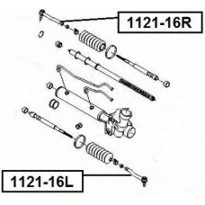 1121-16R ASVA Наконечник поперечной рулевой тяги