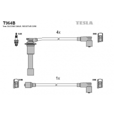 T964B TESLA Комплект проводов зажигания