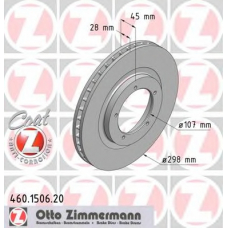 460.1506.20 ZIMMERMANN Тормозной диск