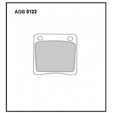 ADB0122 Allied Nippon Тормозные колодки