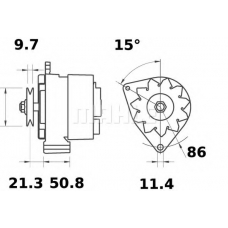 MG 17 MAHLE Генератор