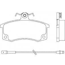 P 41 004 BREMBO Комплект тормозных колодок, дисковый тормоз