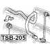 TSB-205 FEBEST Опора, стабилизатор