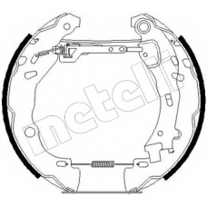 51-0189 METELLI Комплект тормозных колодок