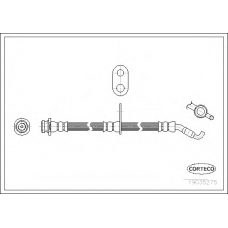 19035275 CORTECO Тормозной шланг