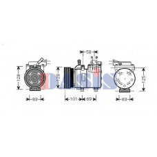 851671N AKS DASIS Компрессор, кондиционер