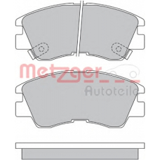 1170600 METZGER Комплект тормозных колодок, дисковый тормоз