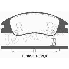 IBD-1K15 IPS Parts Комплект тормозных колодок, дисковый тормоз