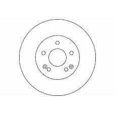 54060 PAGID Тормозной диск