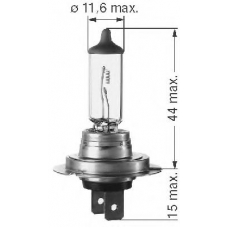 0500112561 BERU Лампа накаливания, основная фара