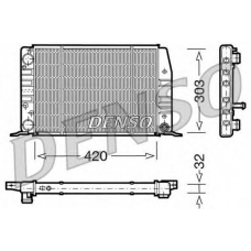 DRM02012 DENSO Радиатор, охлаждение двигателя