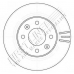 FBD1580 FIRST LINE Тормозной диск