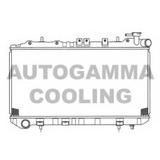 100650 AUTOGAMMA Радиатор, охлаждение двигателя