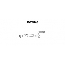 RV05103 VENEPORTE Средний глушитель выхлопных газов