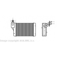 VW6069 Prasco Теплообменник, отопление салона