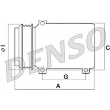 DCP02040 DENSO Компрессор, кондиционер