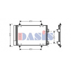 062007N AKS DASIS Конденсатор, кондиционер