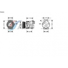 FTK033 AVA Компрессор, кондиционер