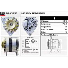 DRA3857 DELCO REMY Генератор