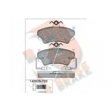 RB0925-700 R BRAKE Комплект тормозных колодок, дисковый тормоз