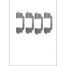 LVMK1087 MOTAQUIP Комплектующие, колодки дискового тормоза