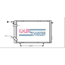 0905301 KUHLER SCHNEIDER Радиатор, охлаждение двигател