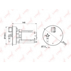 LF1076M LYNX Фильтр топливный