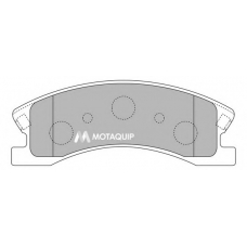 LVXL1199 MOTAQUIP Комплект тормозных колодок, дисковый тормоз